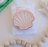 Play Sense // Eco Playdough Stamp Green - Seashell (Purple)